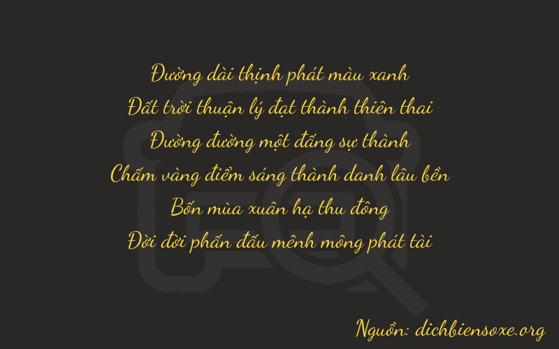 Thơ dịch biển số xe 86143