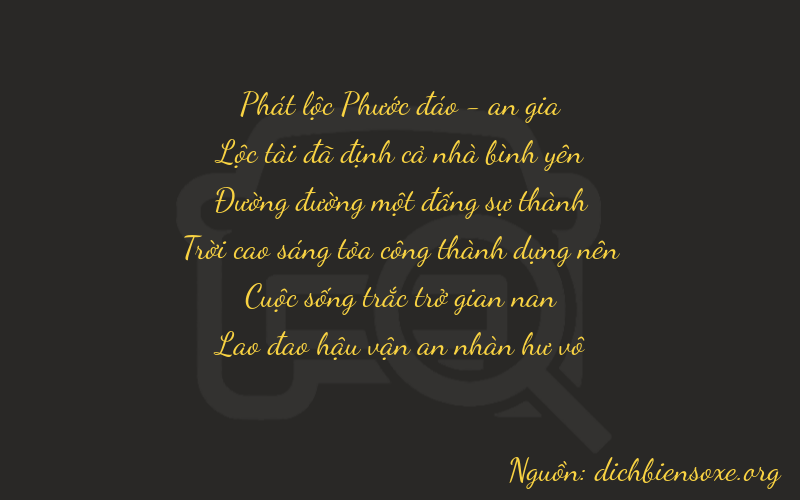 Thơ dịch biển số xe 86153