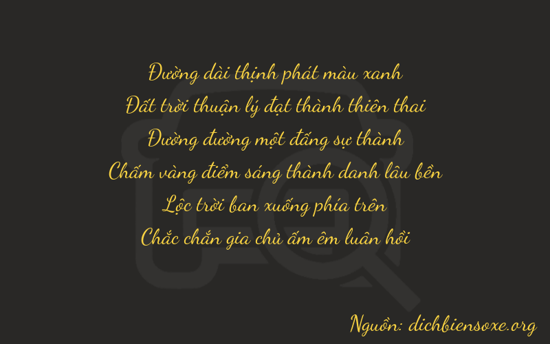 Thơ dịch biển số xe 86161