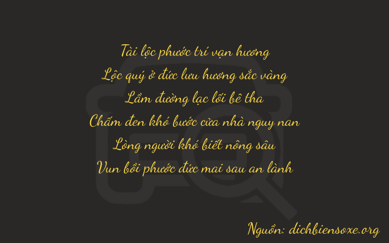 Thơ dịch biển số xe 86167