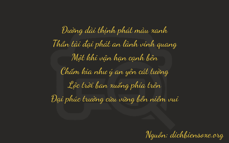 Thơ dịch biển số xe 86169