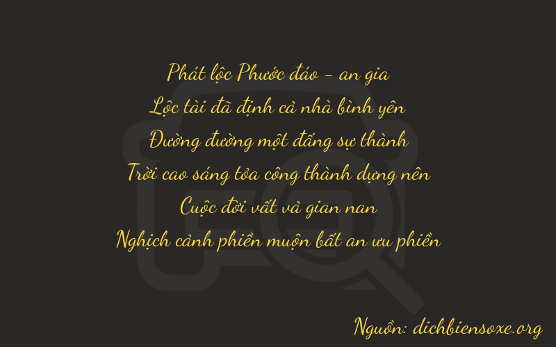 Thơ dịch biển số xe 86171