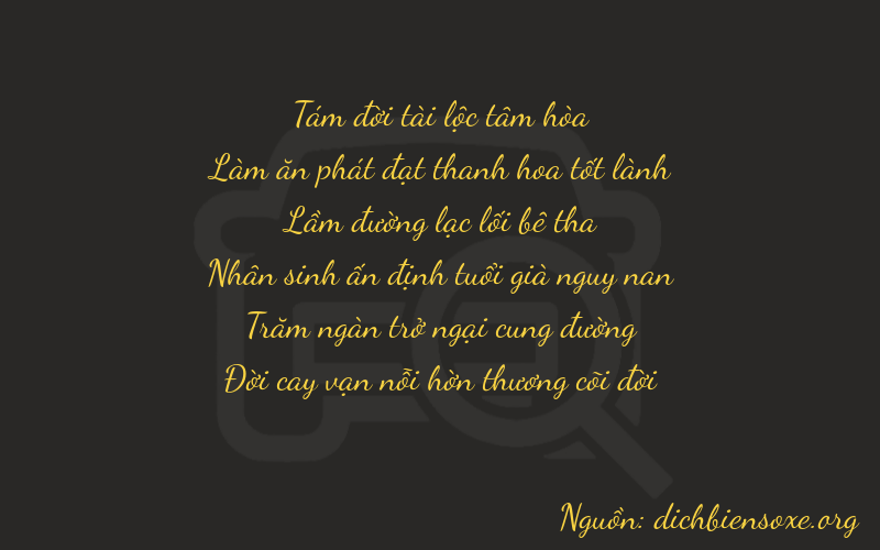 Thơ dịch biển số xe 86177