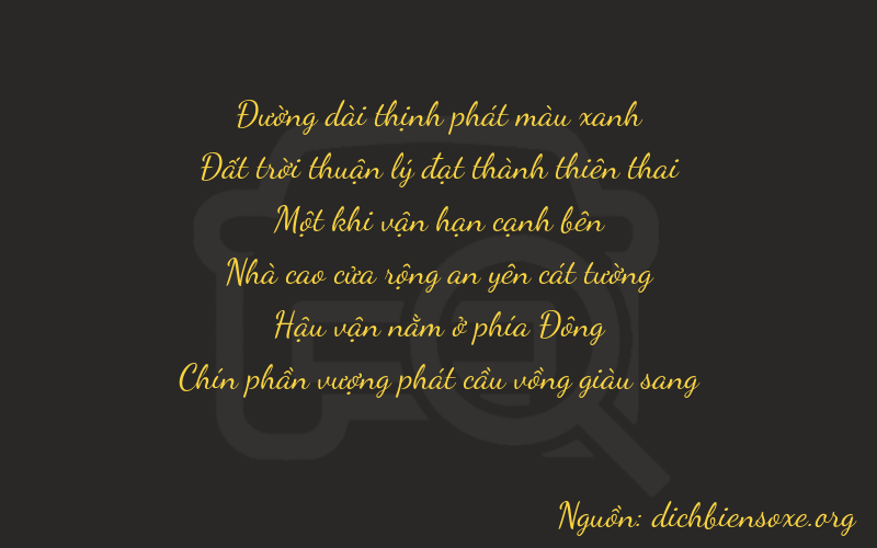 Thơ dịch biển số xe 86179