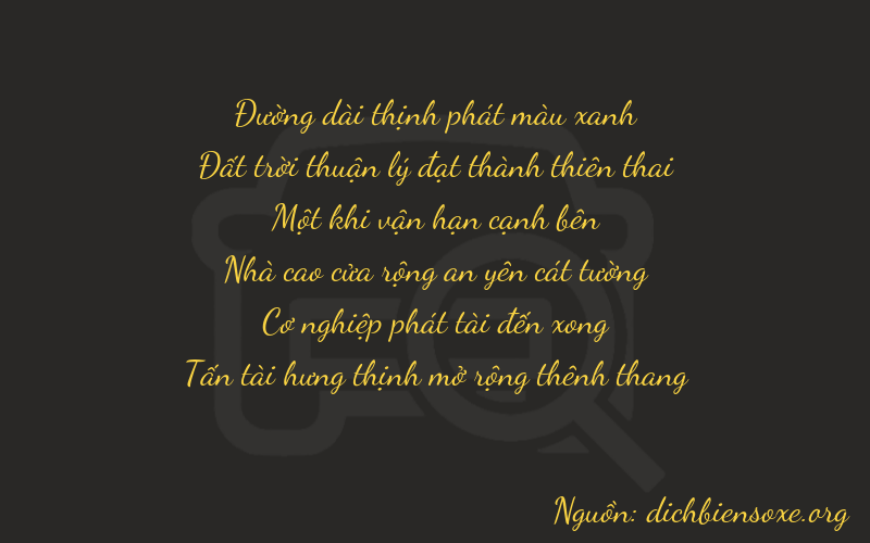 Thơ dịch biển số xe 86188