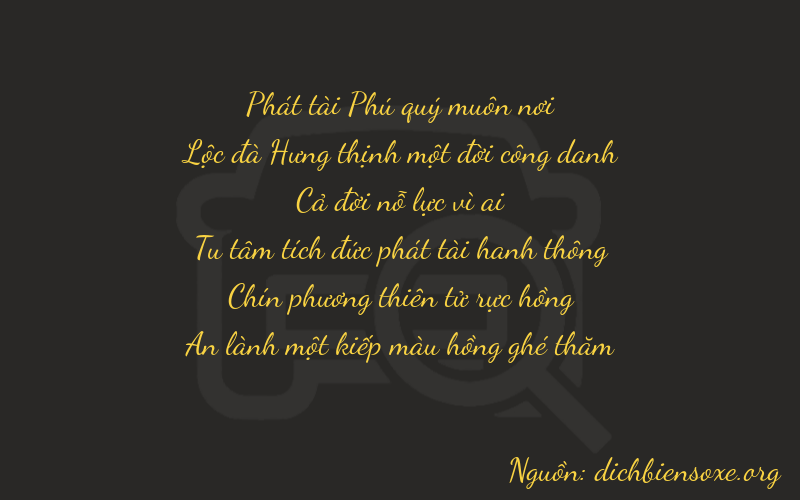Thơ dịch biển số xe 86191