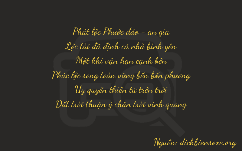 Thơ dịch biển số xe 86198