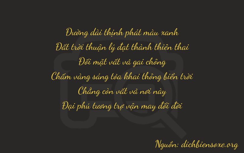 Thơ dịch biển số xe 86206