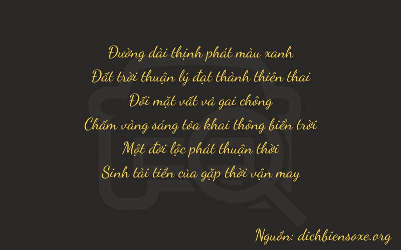 Thơ dịch biển số xe 86215