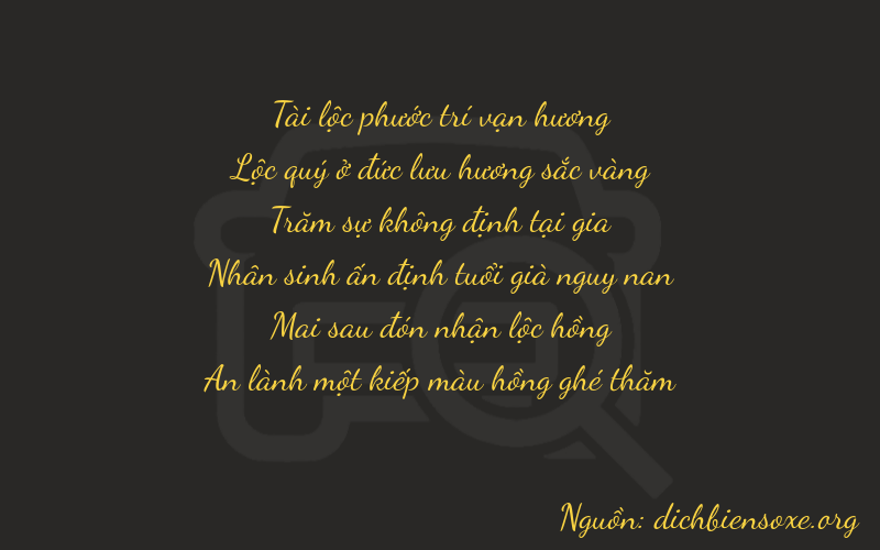 Thơ dịch biển số xe 86221