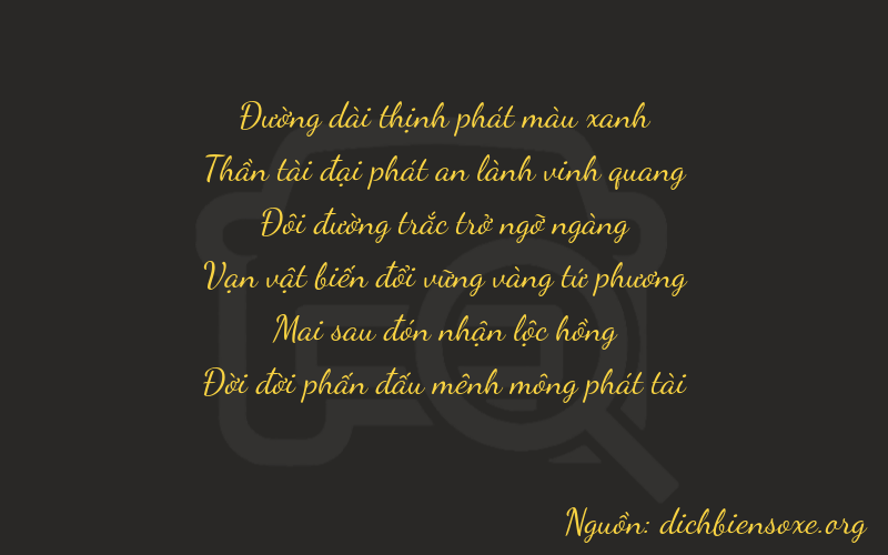 Thơ dịch biển số xe 86223