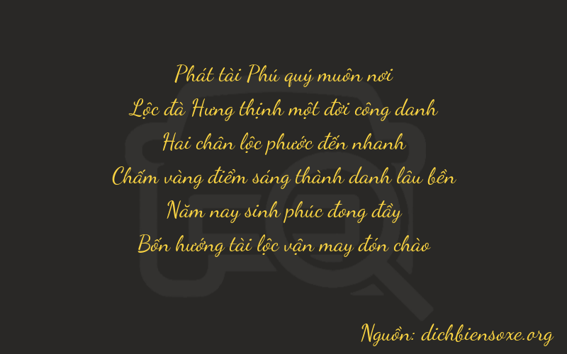 Thơ dịch biển số xe 86254