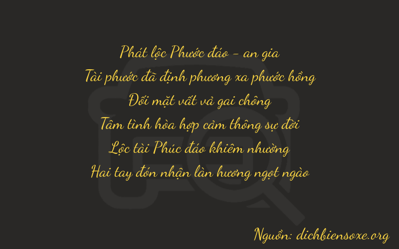 Thơ dịch biển số xe 86262