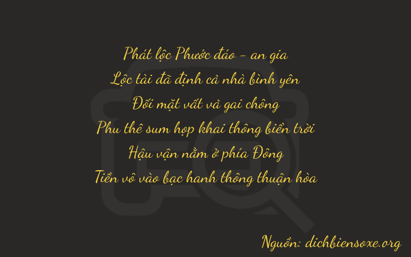 Thơ dịch biển số xe 86270