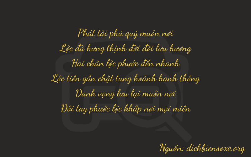 Thơ dịch biển số xe 86282