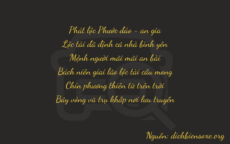 Thơ dịch biển số xe 86297