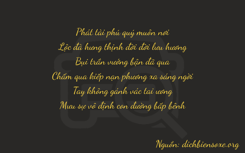 Thơ dịch biển số xe 86300