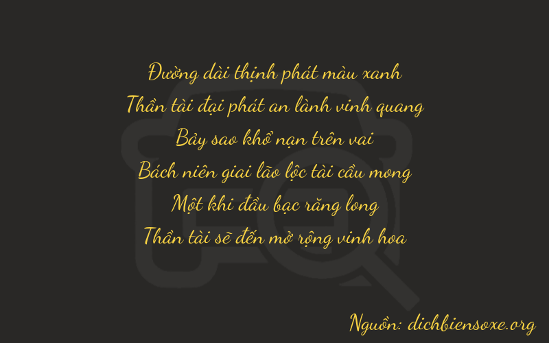 Thơ dịch biển số xe 86718
