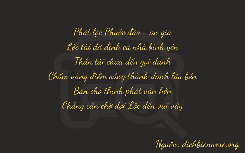 Thơ dịch biển số xe 86720