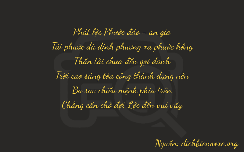 Thơ dịch biển số xe 86730