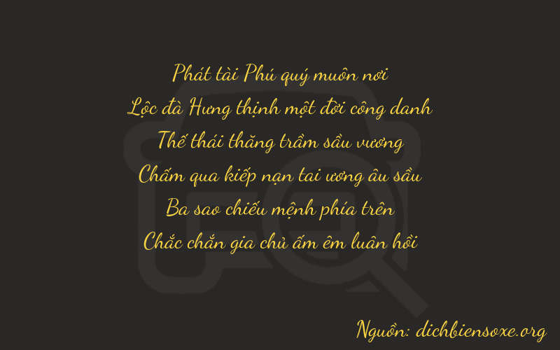 Thơ dịch biển số xe 86731
