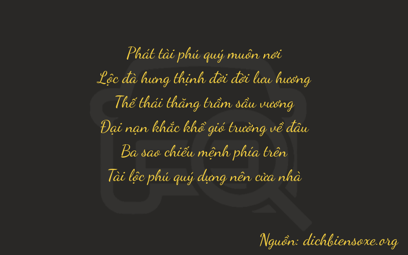 Thơ dịch biển số xe 86732