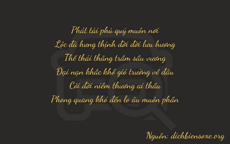 Thơ dịch biển số xe 86741