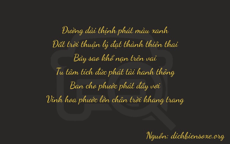 Thơ dịch biển số xe 86782