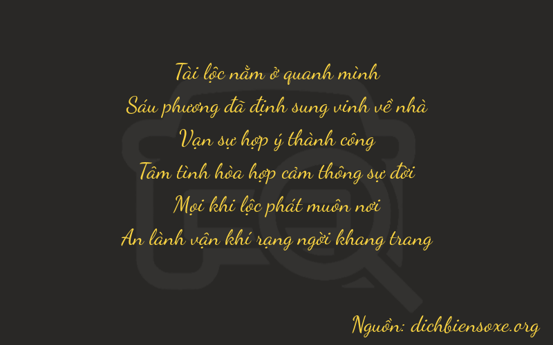 Thơ dịch biển số xe 86814