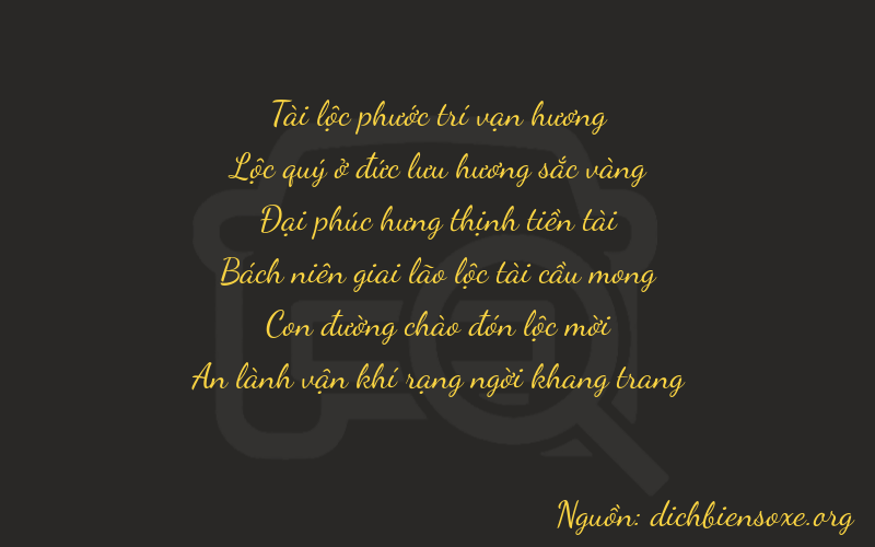 Thơ dịch biển số xe 86824