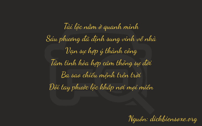 Thơ dịch biển số xe 86832