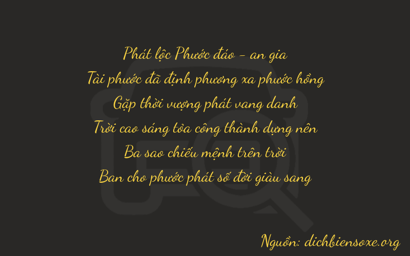 Thơ dịch biển số xe 86838