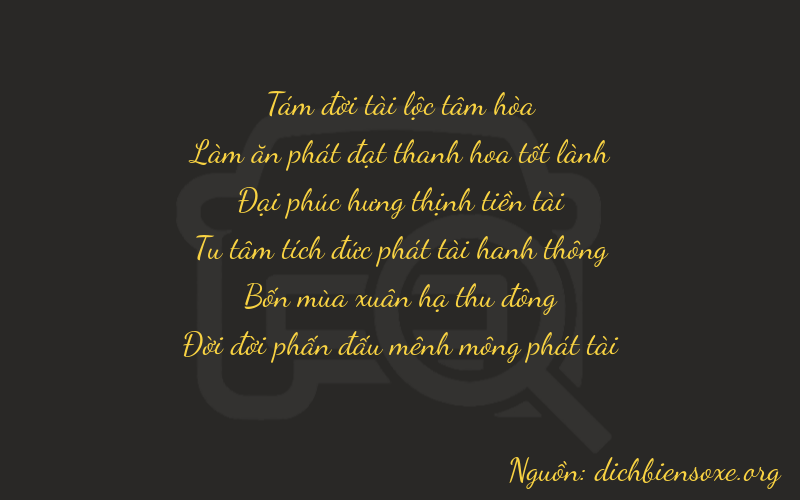 Thơ dịch biển số xe 86843