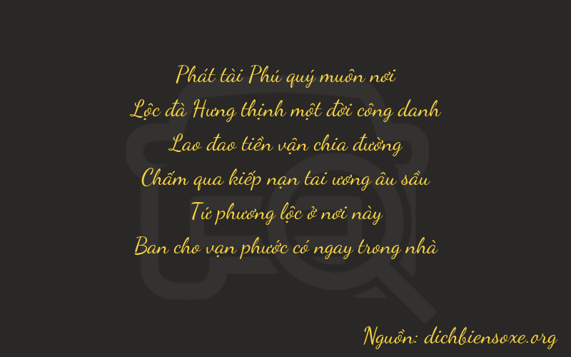 Thơ dịch biển số xe 86848