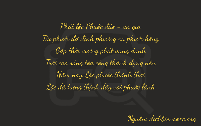 Thơ dịch biển số xe 86856