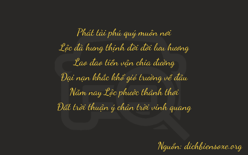 Thơ dịch biển số xe 86858