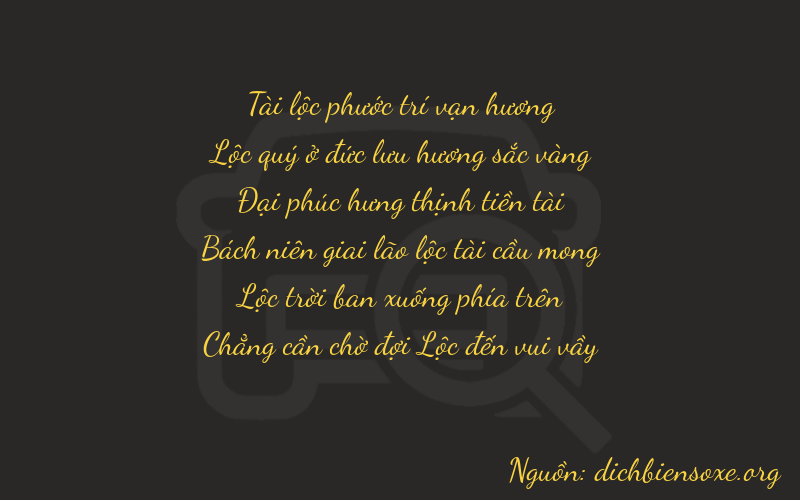 Thơ dịch biển số xe 86860