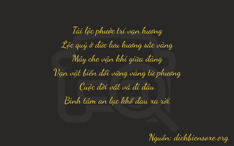 Thơ dịch biển số xe 86878