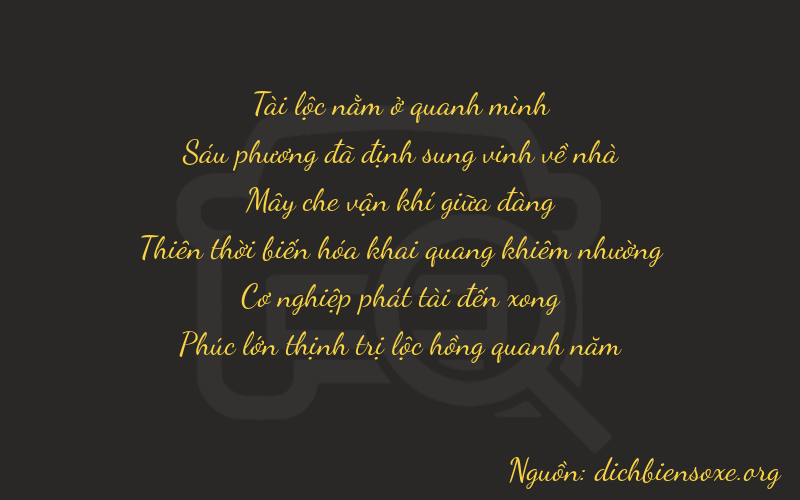Thơ dịch biển số xe 86886