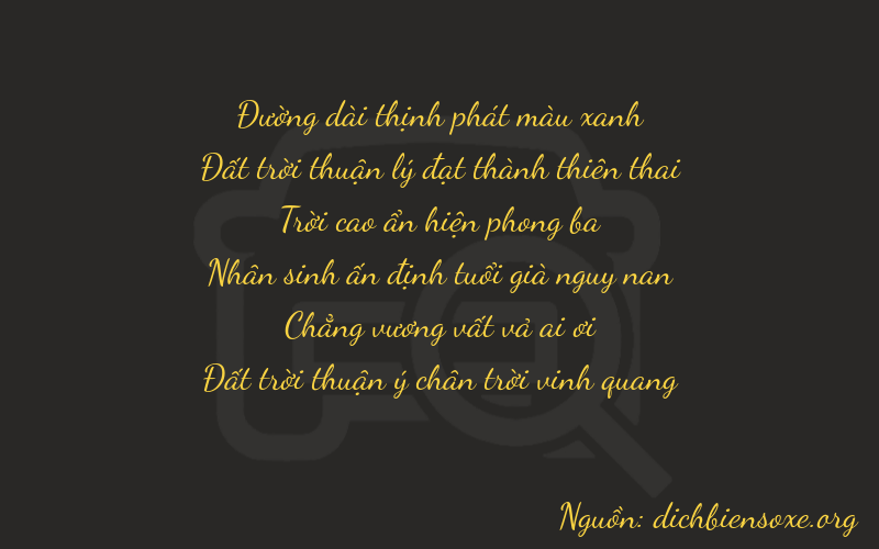 Thơ dịch biển số xe 86908