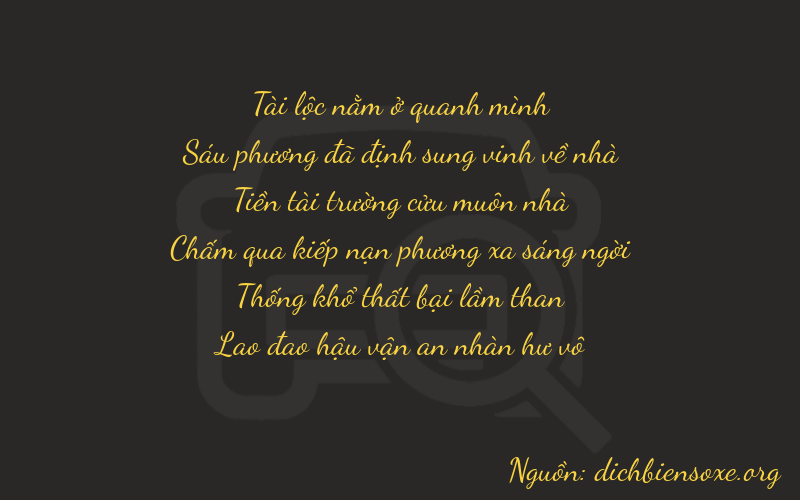 Thơ dịch biển số xe 86913