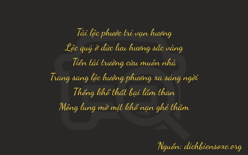 Thơ dịch biển số xe 86914