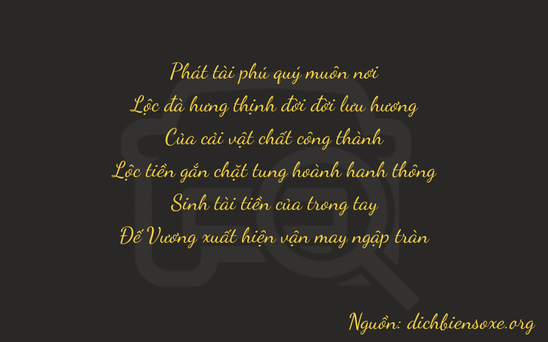 Thơ dịch biển số xe 86939
