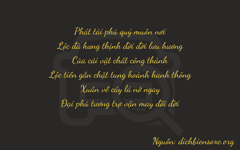 Thơ dịch biển số xe 86966