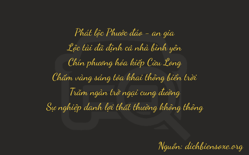 Thơ dịch biển số xe 86972
