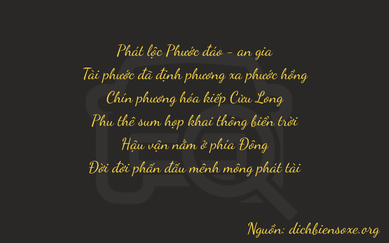 Thơ dịch biển số xe 86973