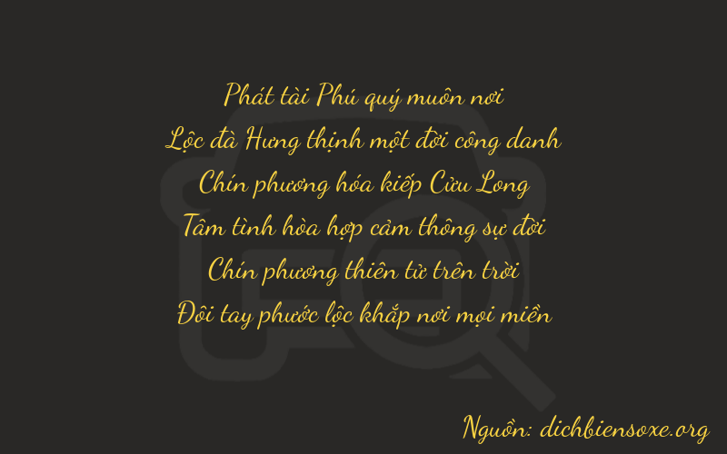 Thơ dịch biển số xe 86992