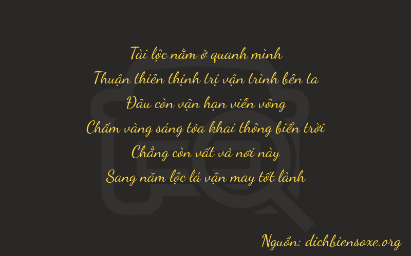 Thơ dịch biển số xe 87005