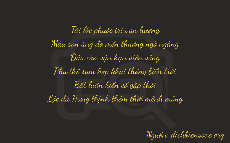 Thơ dịch biển số xe 87006