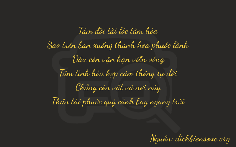 Thơ dịch biển số xe 87007